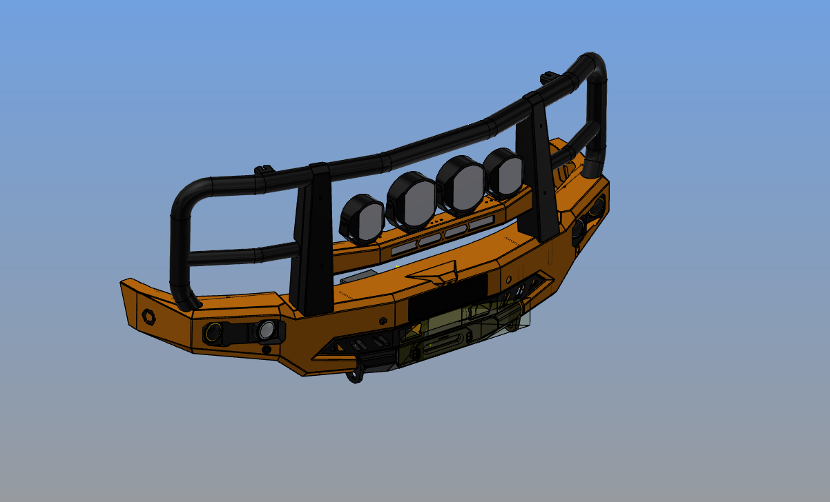 2024+ Ford F250/350 Triple Hoop Bull Bar