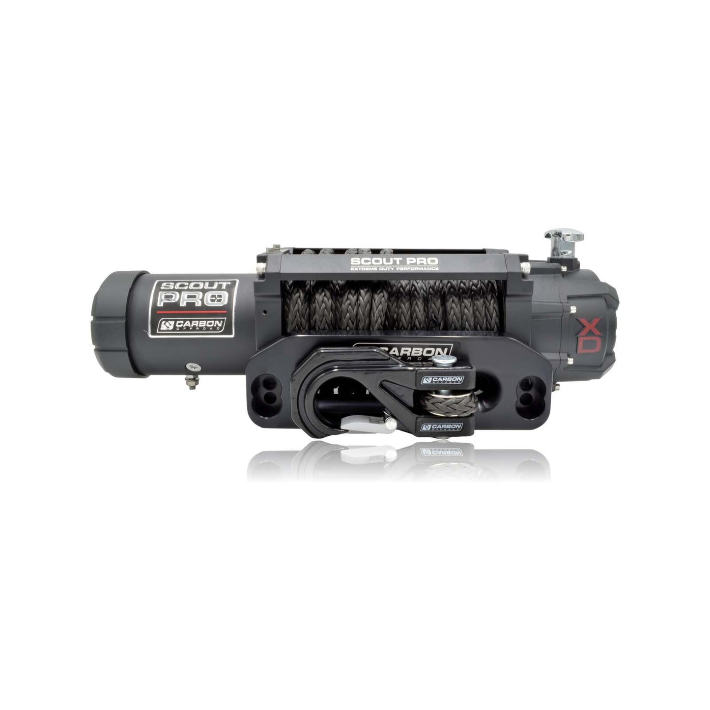 Carbon Scout Pro - 12000lb Winch V3 (Black Hook)