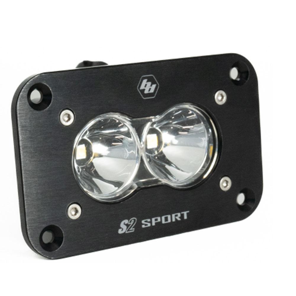 Baja S2 Sport Black Flush Mount LED Auxiliary Light Pod - Offroad Creative