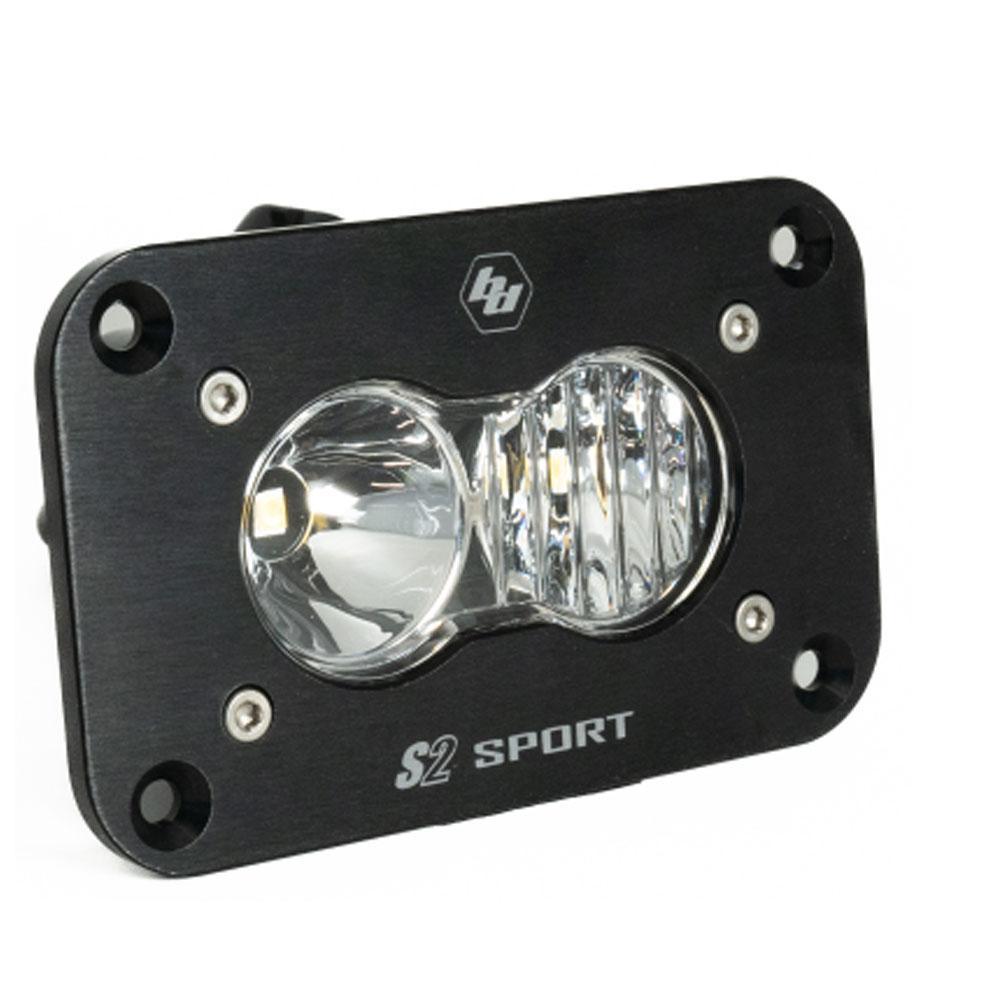 Baja S2 Sport Black Flush Mount LED Auxiliary Light Pod - Offroad Creative