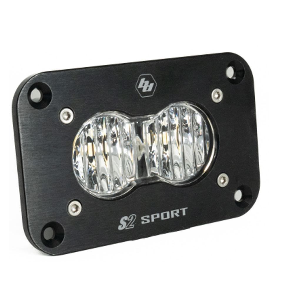 Baja S2 Sport Black Flush Mount LED Auxiliary Light Pod - Offroad Creative