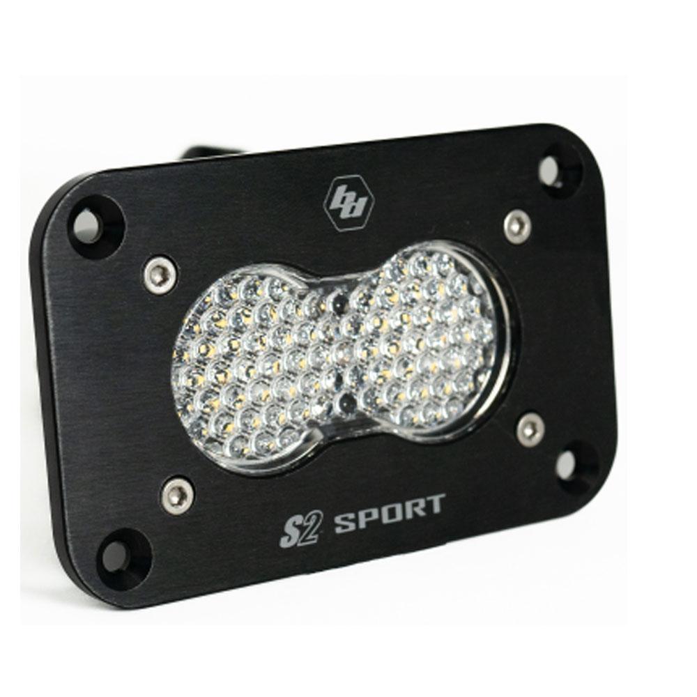 Baja S2 Sport Black Flush Mount LED Auxiliary Light Pod - Offroad Creative