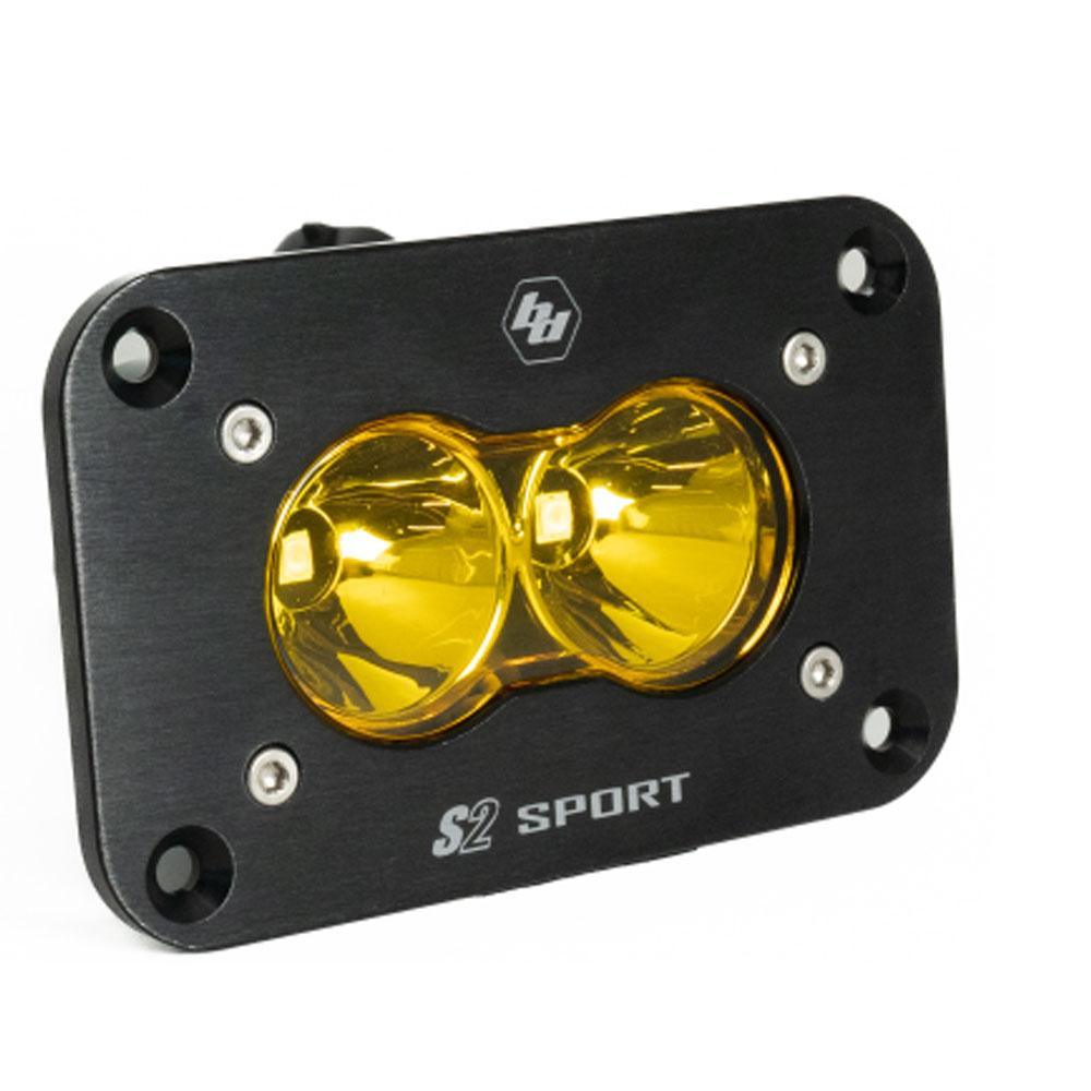 Baja S2 Sport Black Flush Mount LED Auxiliary Light Pod - Offroad Creative