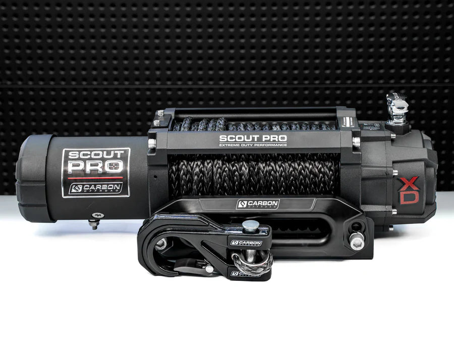 Carbon Scout Pro - 12000lb Winch V3 (Black Hook)