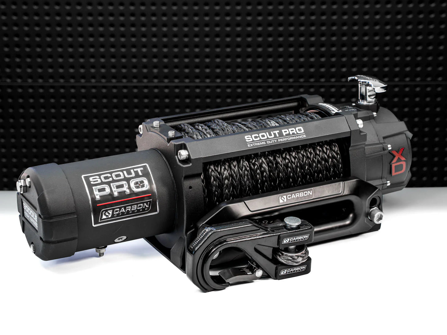 Carbon Scout Pro - 15000lb Winch V3 (Black Hook)