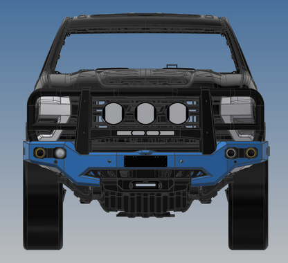2024+ Offroad Creative Chevrolet Silverado 2500HD Triple Hoop BullBar