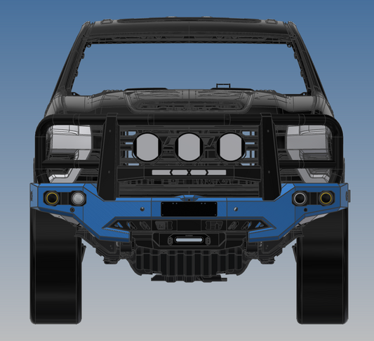 2024+ Offroad Creative Chevrolet Silverado 2500HD Triple Hoop BullBar