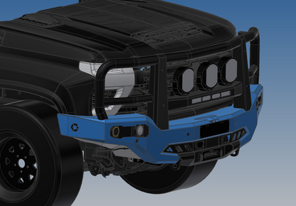 2024+ Offroad Creative Chevrolet Silverado 2500HD Triple Hoop BullBar