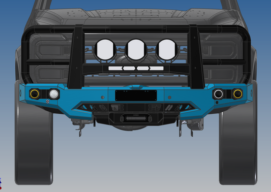 2024+ Ford F250/350 Triple Hoop Bull Bar